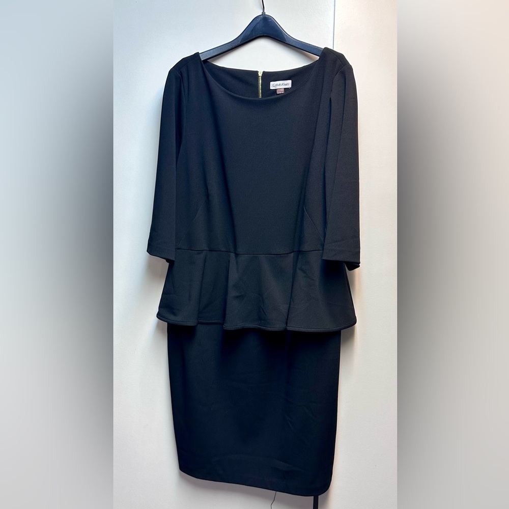 Calvin Klein Charcoal Gray Dress